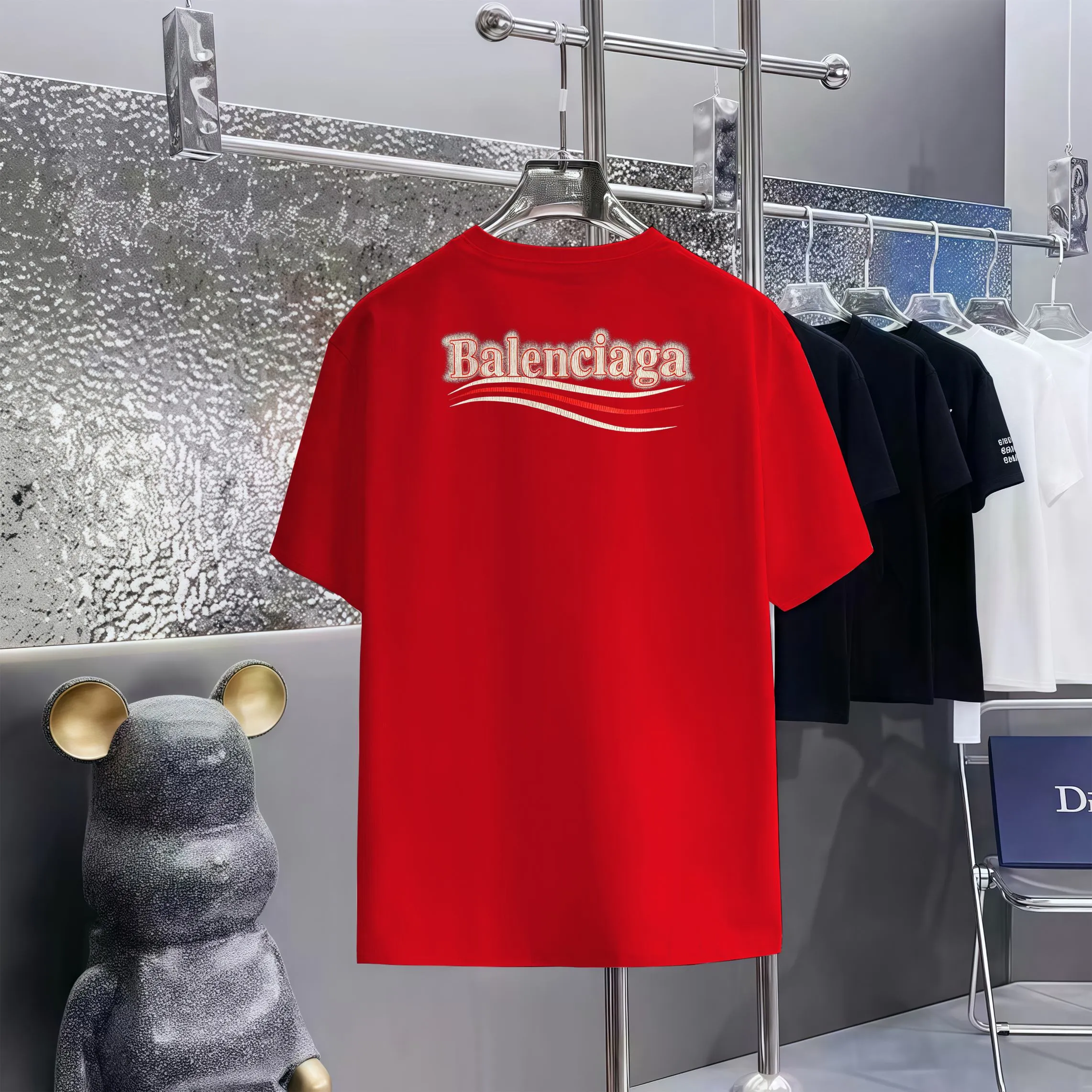 Balenciaga T 1:1 300 1×1 Same Style logo OS 200 ：Black，White， ，Red， Gray Size：XS-L